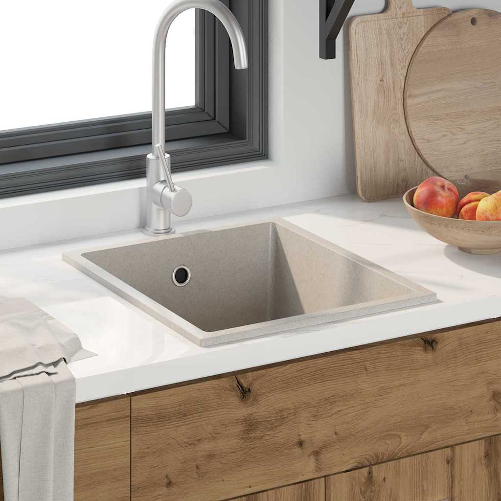 Keittiöallas Beige 38 X 44 X 20 Cm Graniitti