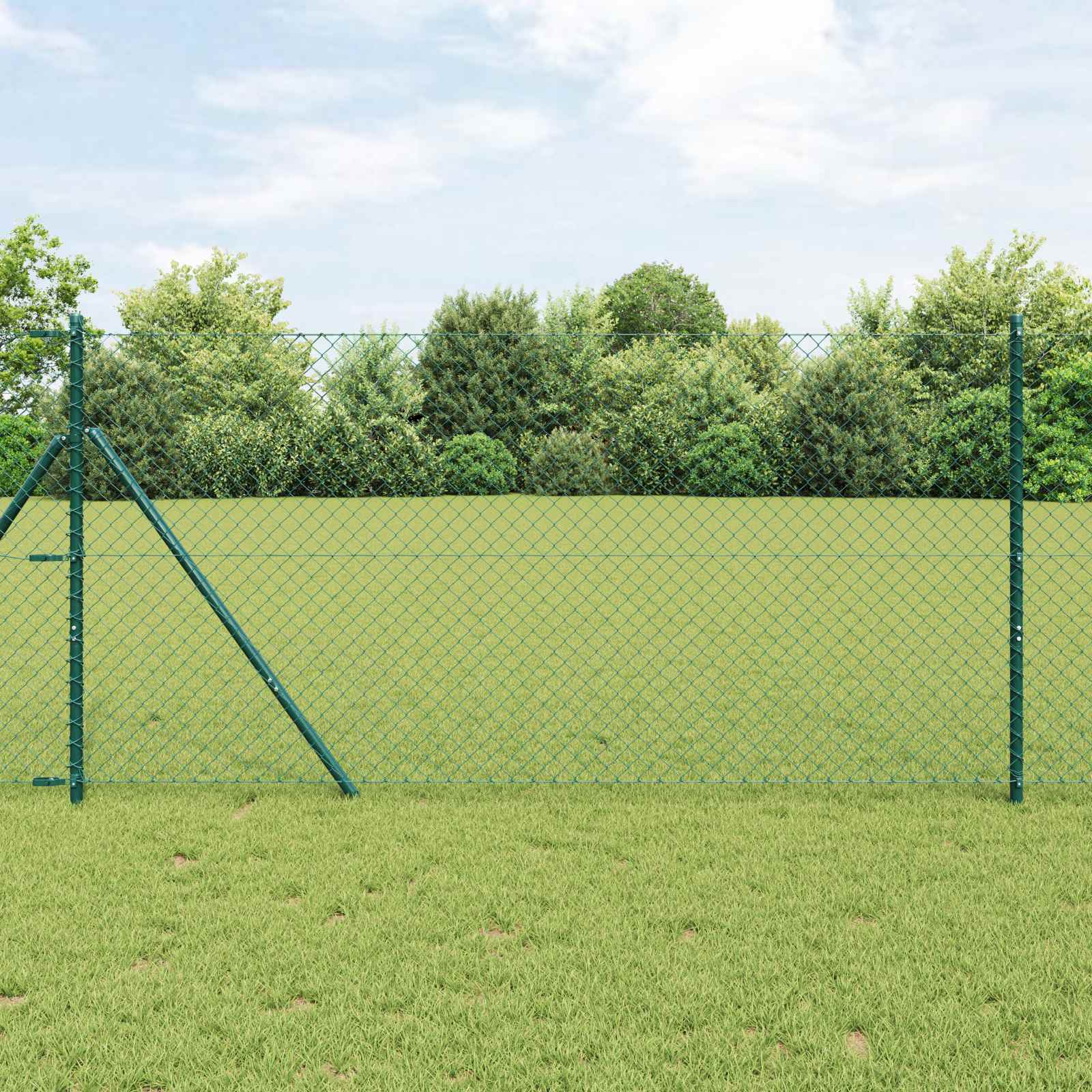 Ketjuaita 10 X 1,5 M Teräs Vihreä