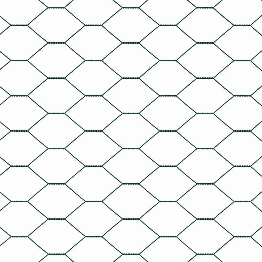 Kuusikulmainen Aita Vihreä 0,8 X 25 M Polyvinyylikloridi