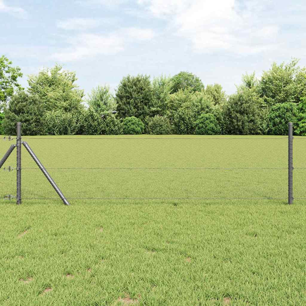 Kuusikulmainen Aita Harmaa 0,5 X 10 M Polyvinyylikloridi