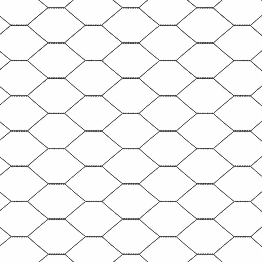 Kuusikulmainen Aita Harmaa 1,5 X 50 M Polyvinyylikloridi