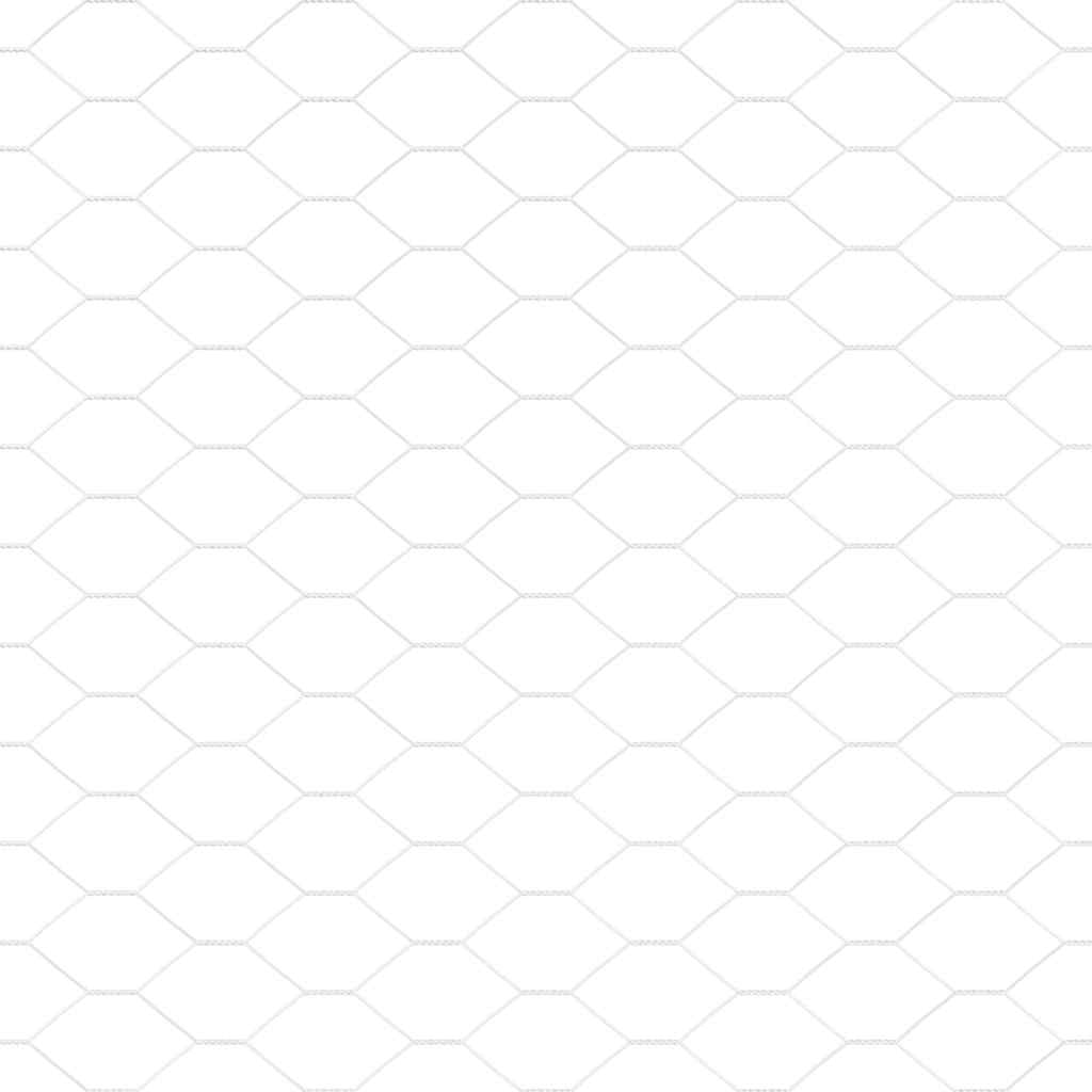 Kuusikulmainen Aita Hopea 1,2 X 100 M Galvanoitu Teräs
