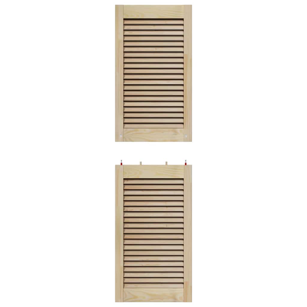 Kaapin Ovi Ovella 2 Pcs Luonnollinen 140,5 X 2,1 X 39,5 Cm