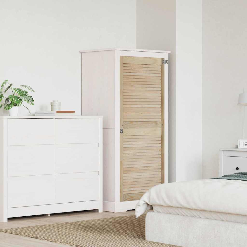 Kaapin Ovi Luonnollinen 140,5 X 2,1 X 59,5 Cm Massiivinen Mänty