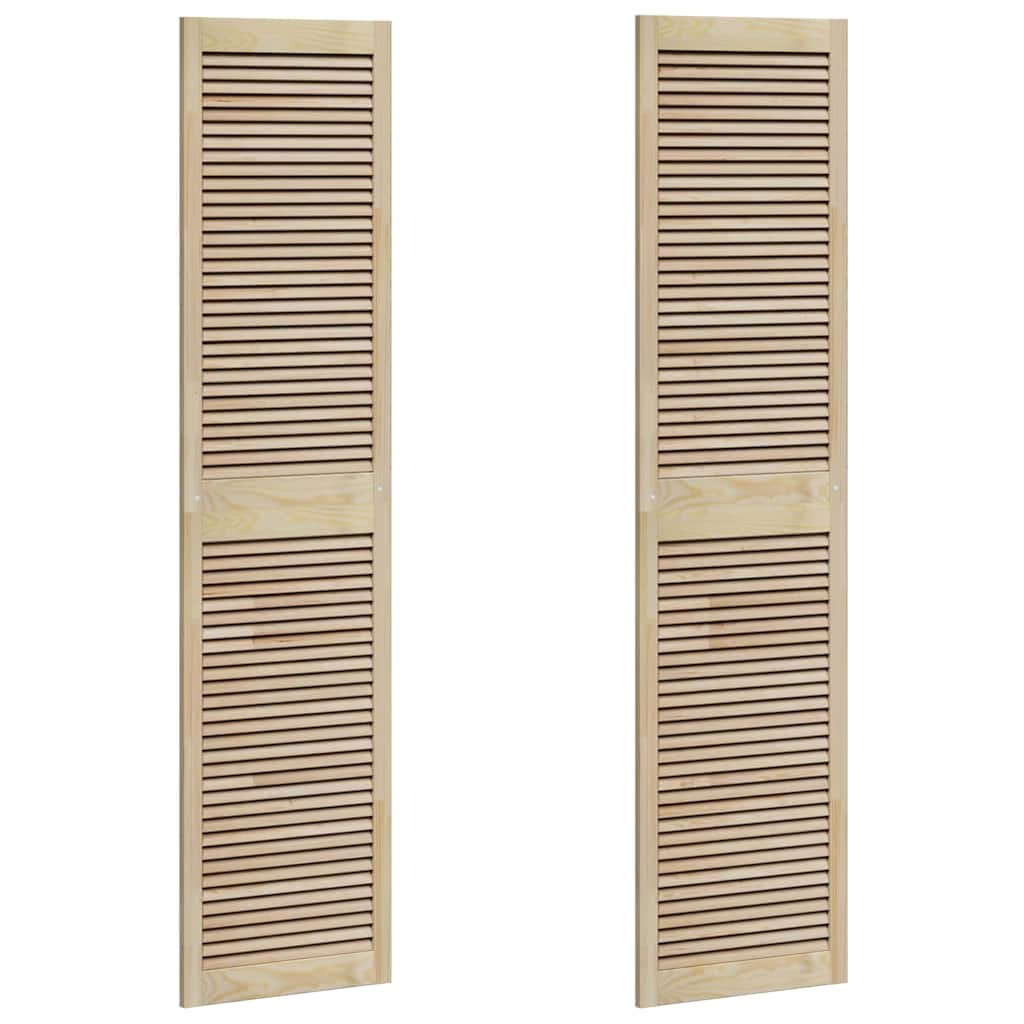 Kaapin Ovi Ovella 2 Pcs Luonnollinen 201 X 2,1 X 49,5 Cm