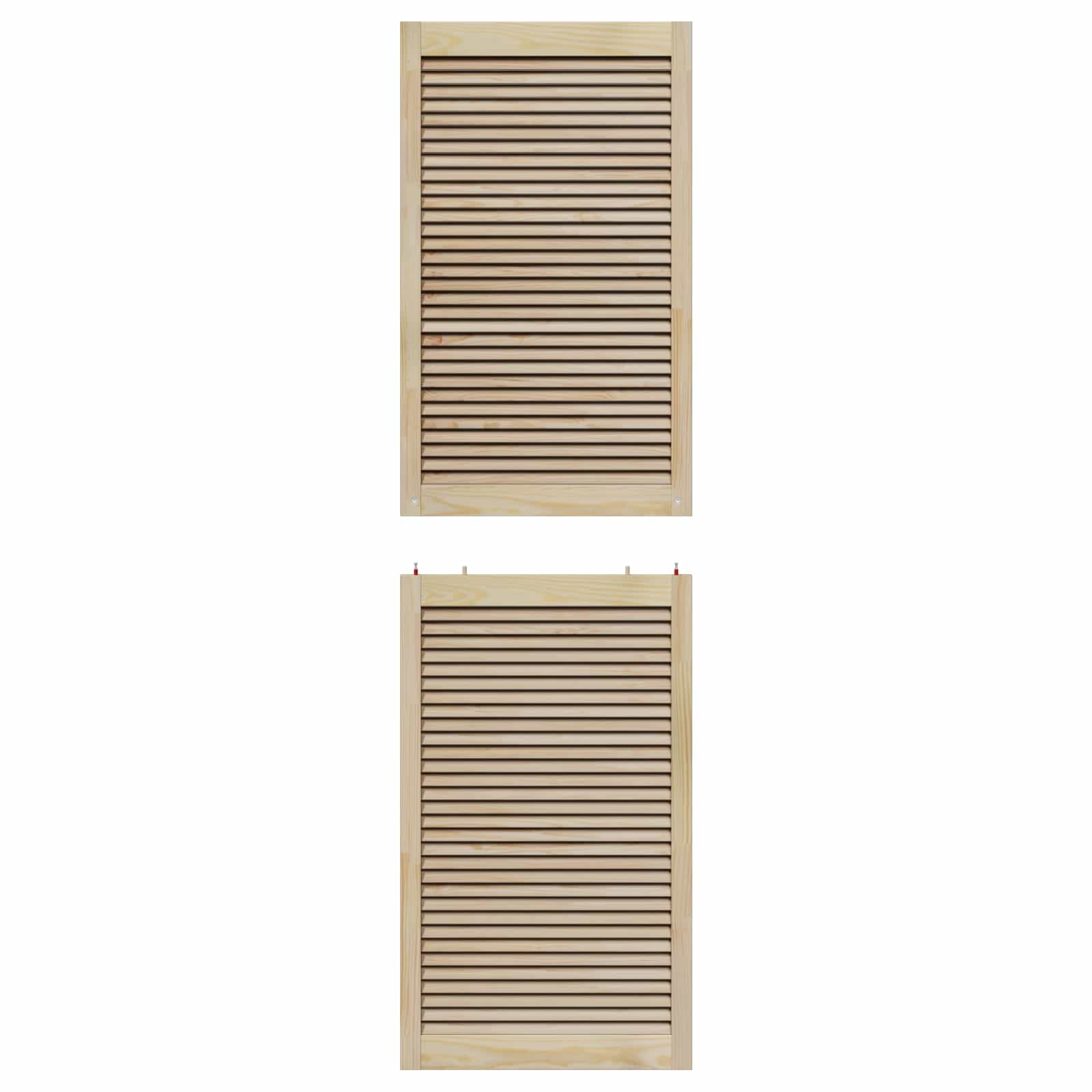 Kaapin Ovi Ovella 2 Pcs Luonnollinen 201 X 2,1 X 59,5 Cm