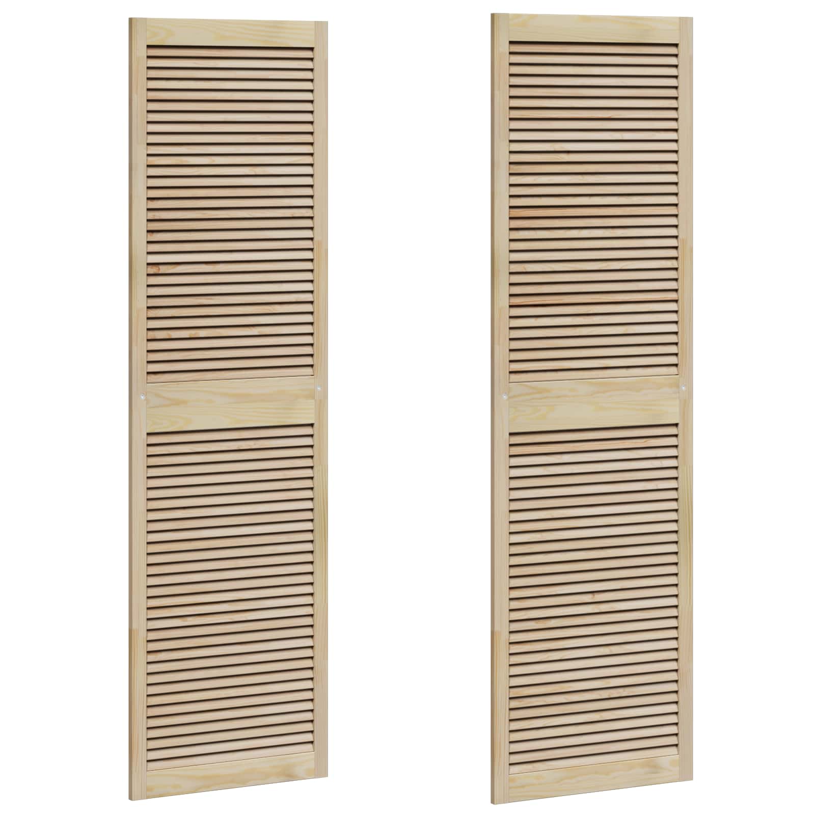 Kaapin Ovi Ovella 2 Pcs Luonnollinen 201 X 2,1 X 59,5 Cm