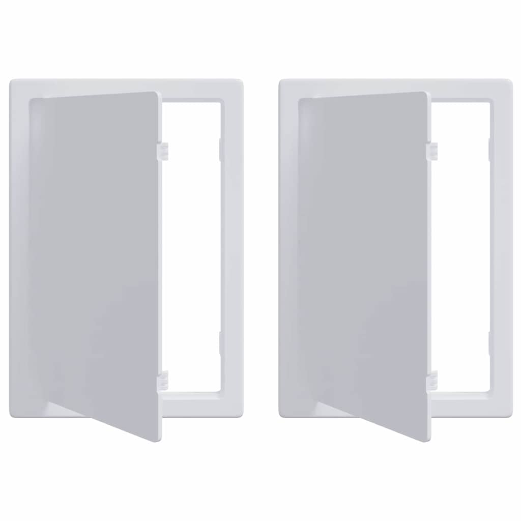 Pääsypaneelit 2 Pcs Valkoinen 15 X 23 Cm Abs-Muovi
