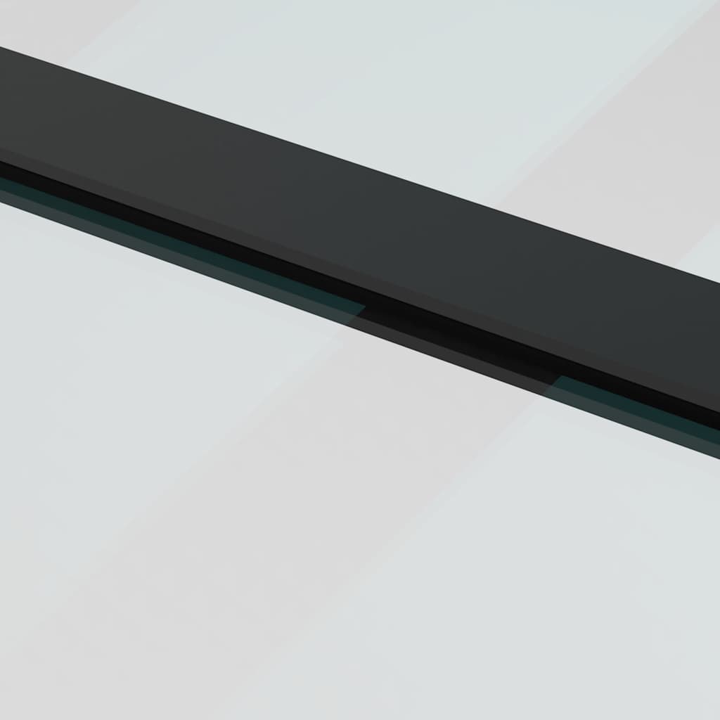Liukuovi Asennustarvikkeilla Musta 76X205 Cm Esg Lasi