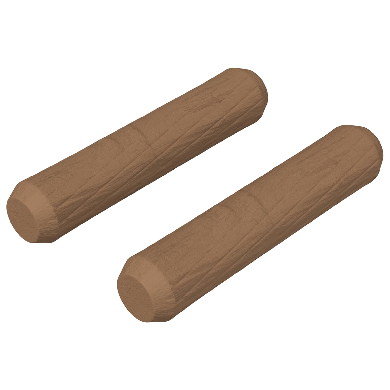 Puutapit 2 Pcs Ruskea Ø 8 X 35 Mm Täysi Puu