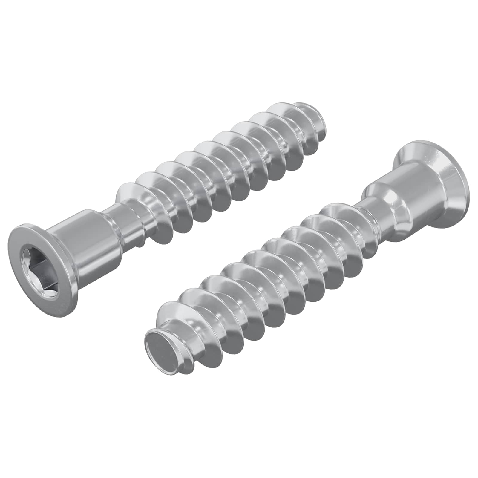 Päätykkisarja 2 Pcs Hopea M7 X 40 Mm Teräs