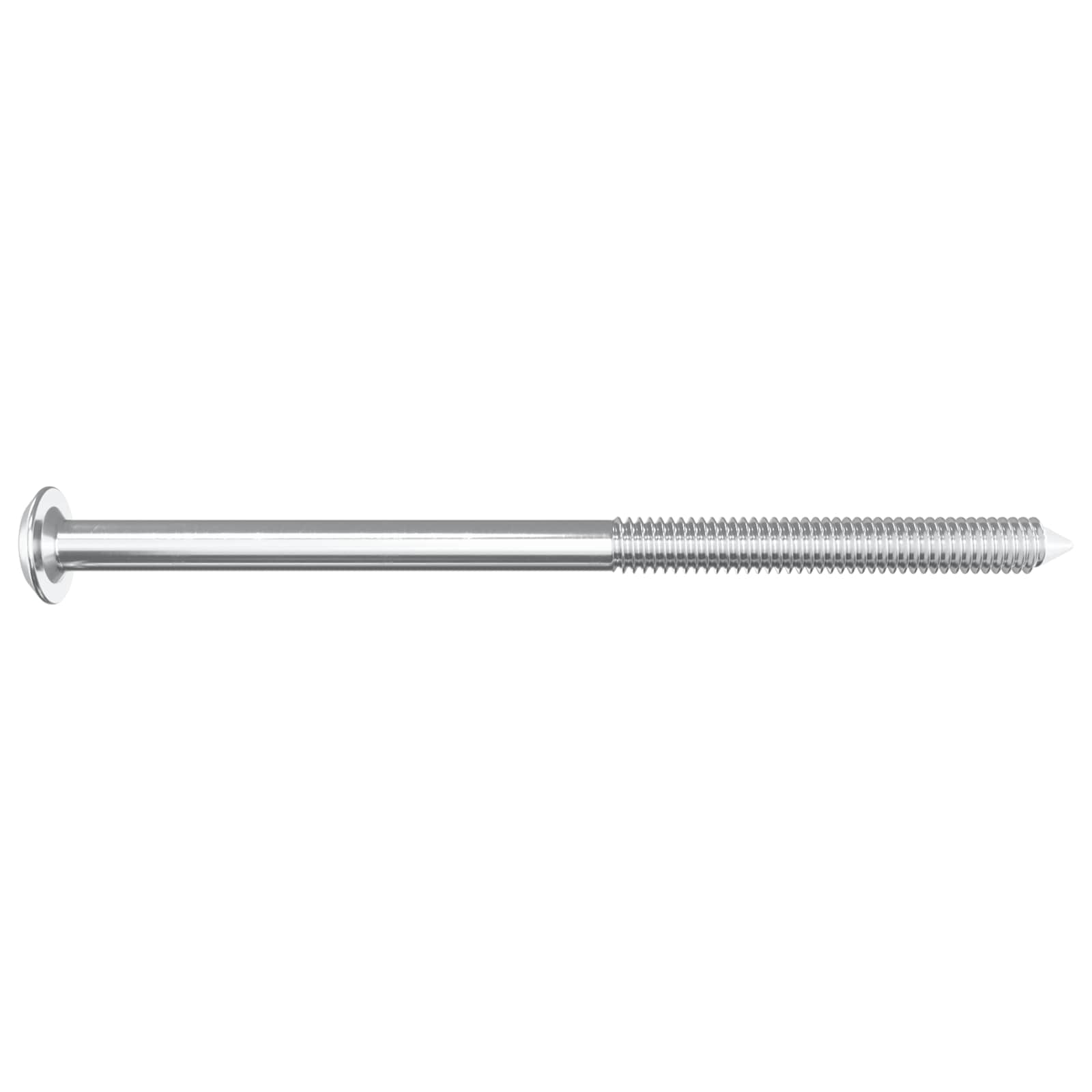 Huonesiivousruuvit 12 Pcs Hopea M6 X 100 Mm Teräs