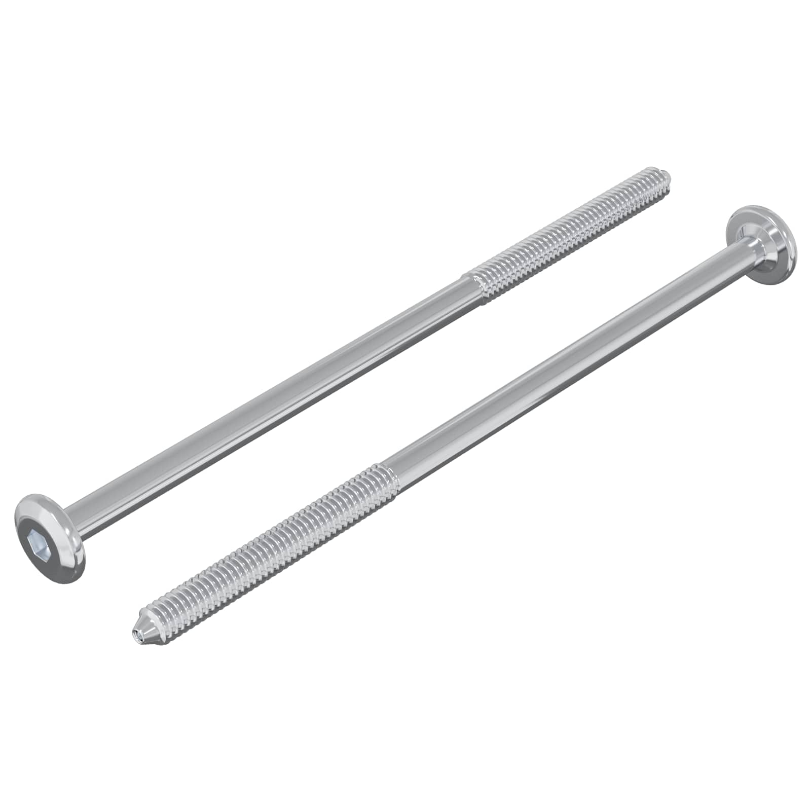 Ruuvi 2 Pcs Hopea M6 X 120 Mm Teräs