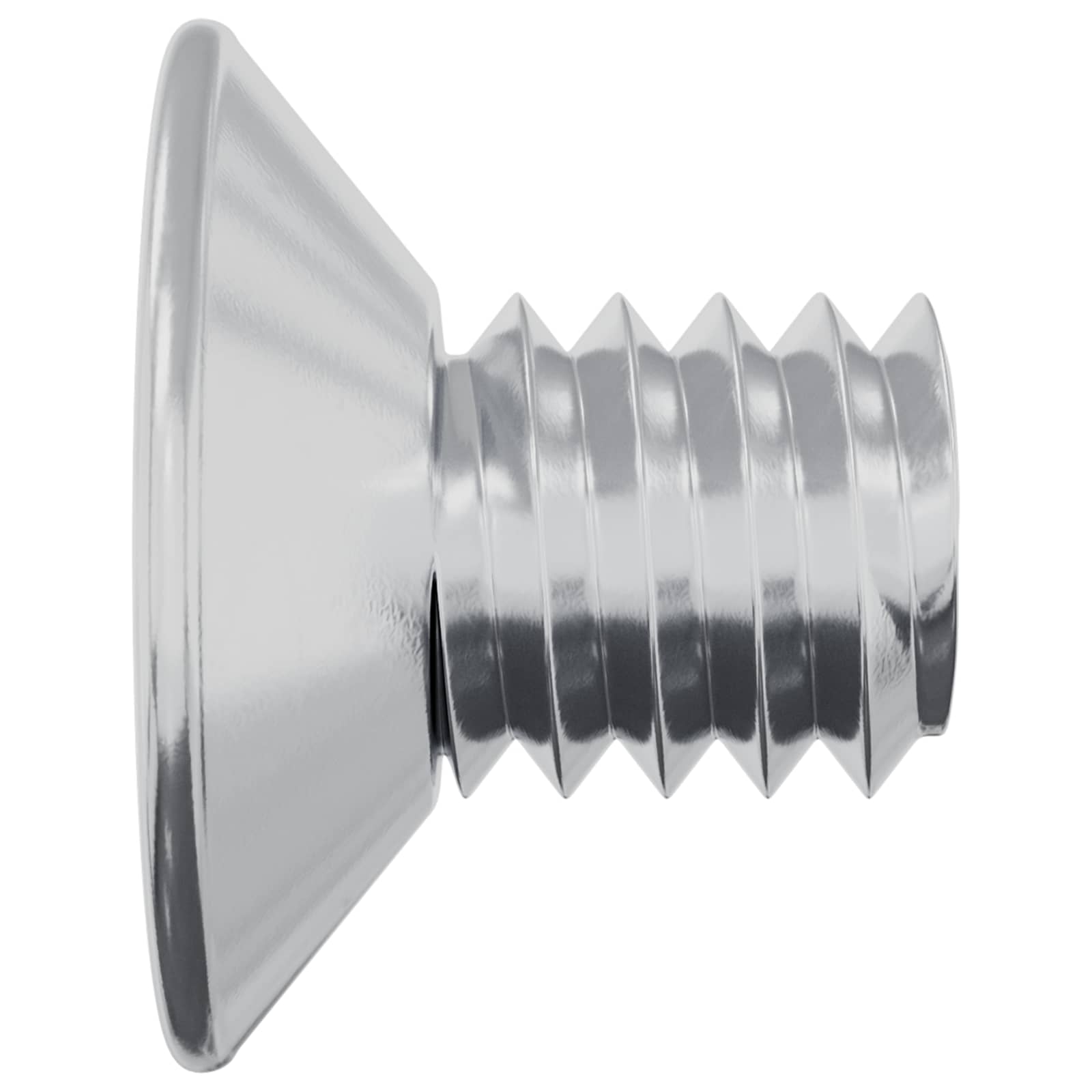 Upotetut Pääruuvit 2 Pcs Hopea M4 X 6 Mm Teräs