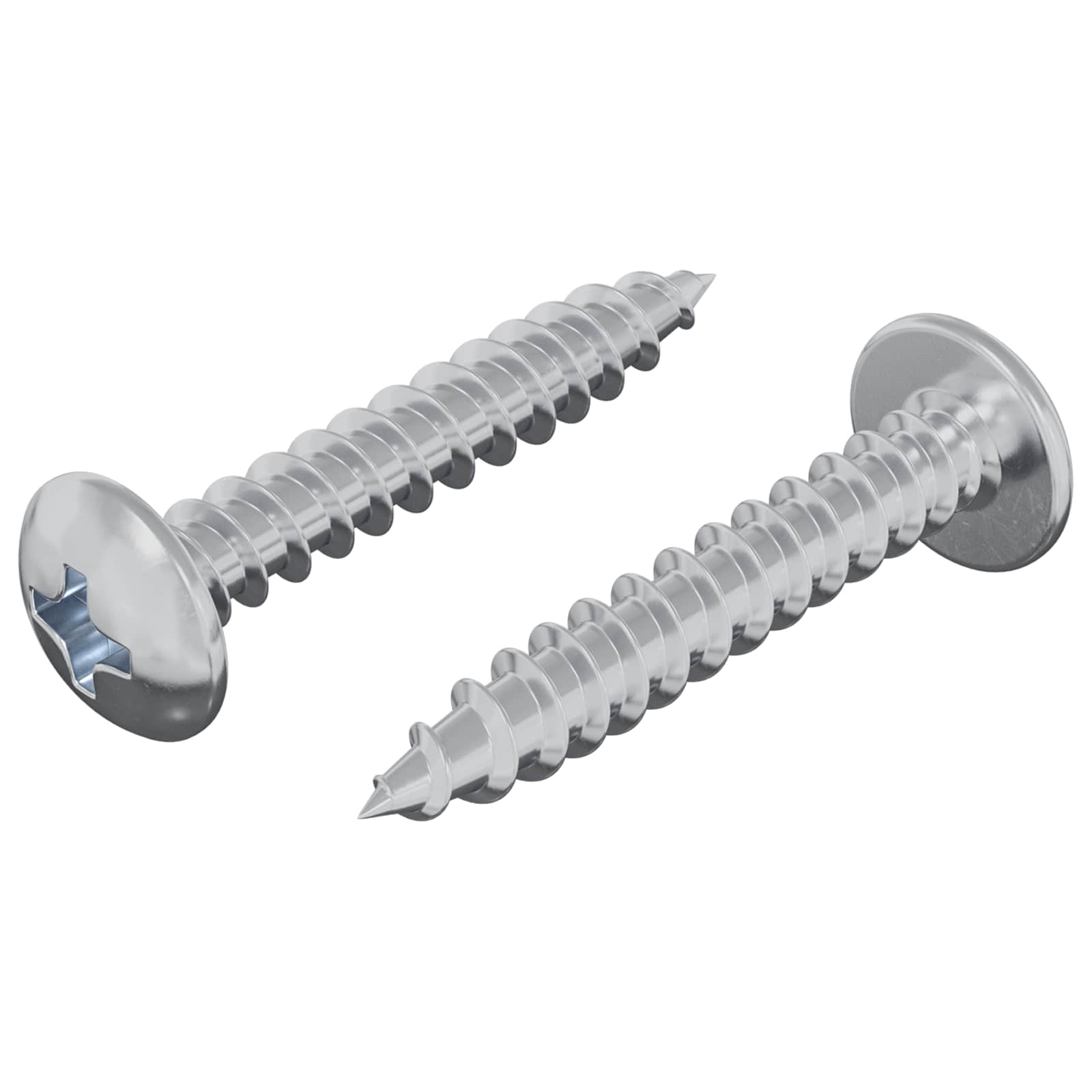 Itsekiertevä Kynsi 2 Pcs Sinkitty 4 X 25 Mm Teräs