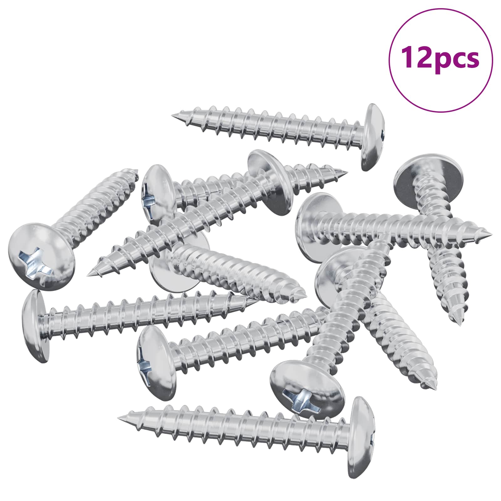 Itsekiertevä Kynsi 12 Pcs Sinkitty 4 X 25 Mm Teräs