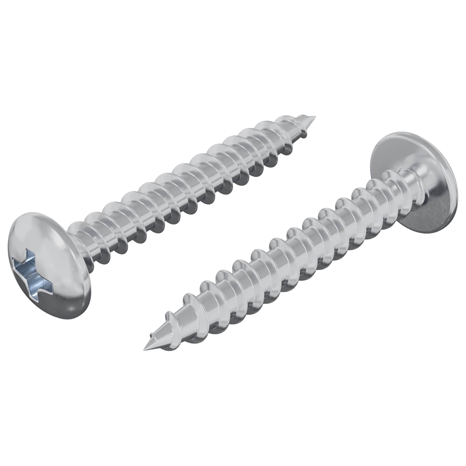 Puuruuvi 2 Pcs Hopea M4 X 28 Mm Rauta