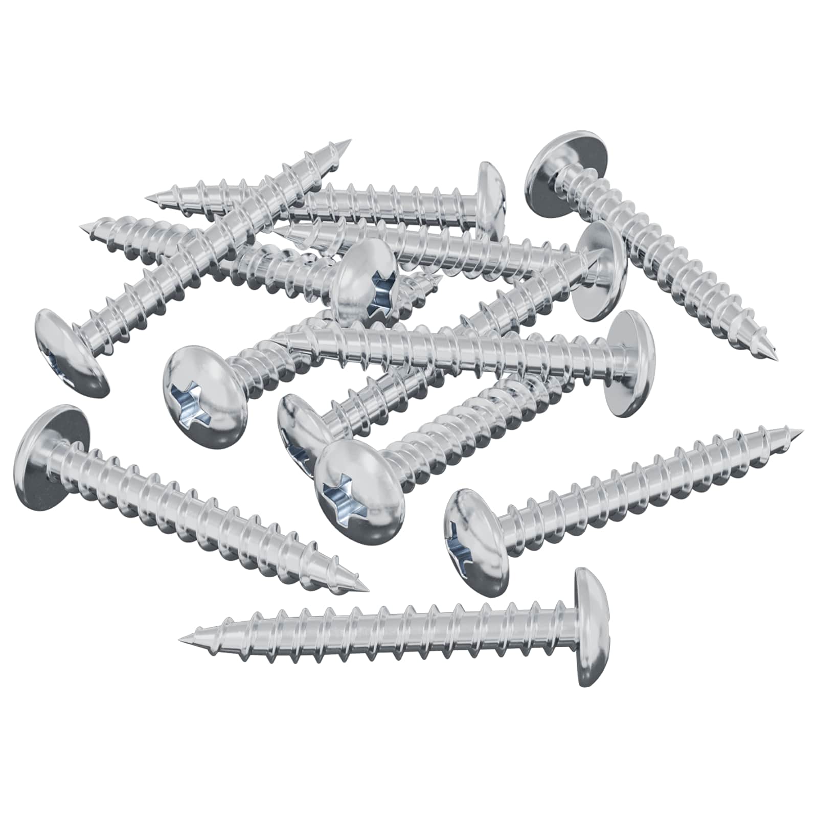 Puuruuvi 8182 Pcs Hopea M4 X 28 Mm Rauta