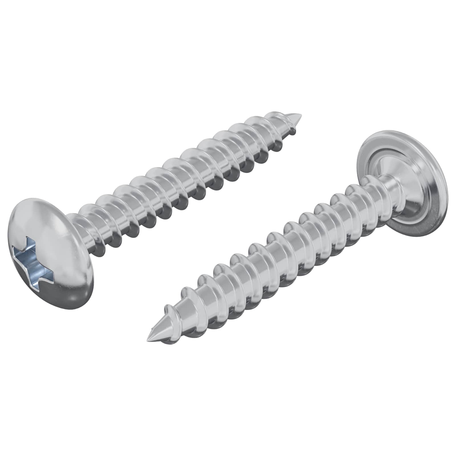 Puuruuvit 2 Pcs Hopea M4 X 25 Mm Teräs
