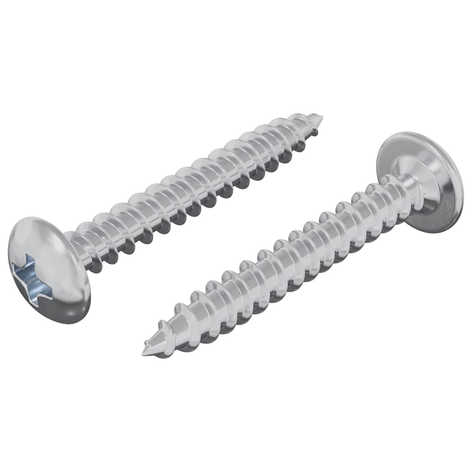Puuruuvit 2 Pcs Hopea M4 X 28 Mm Teräs