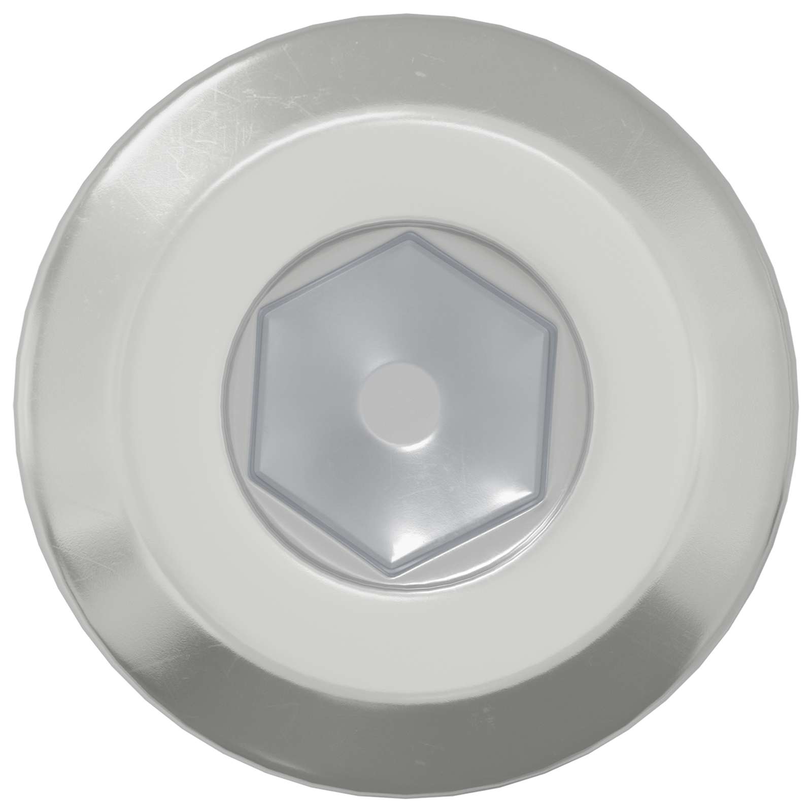 Päätylukitusruuvi 2 Pcs Hopea M6 X 15 Mm Teräs