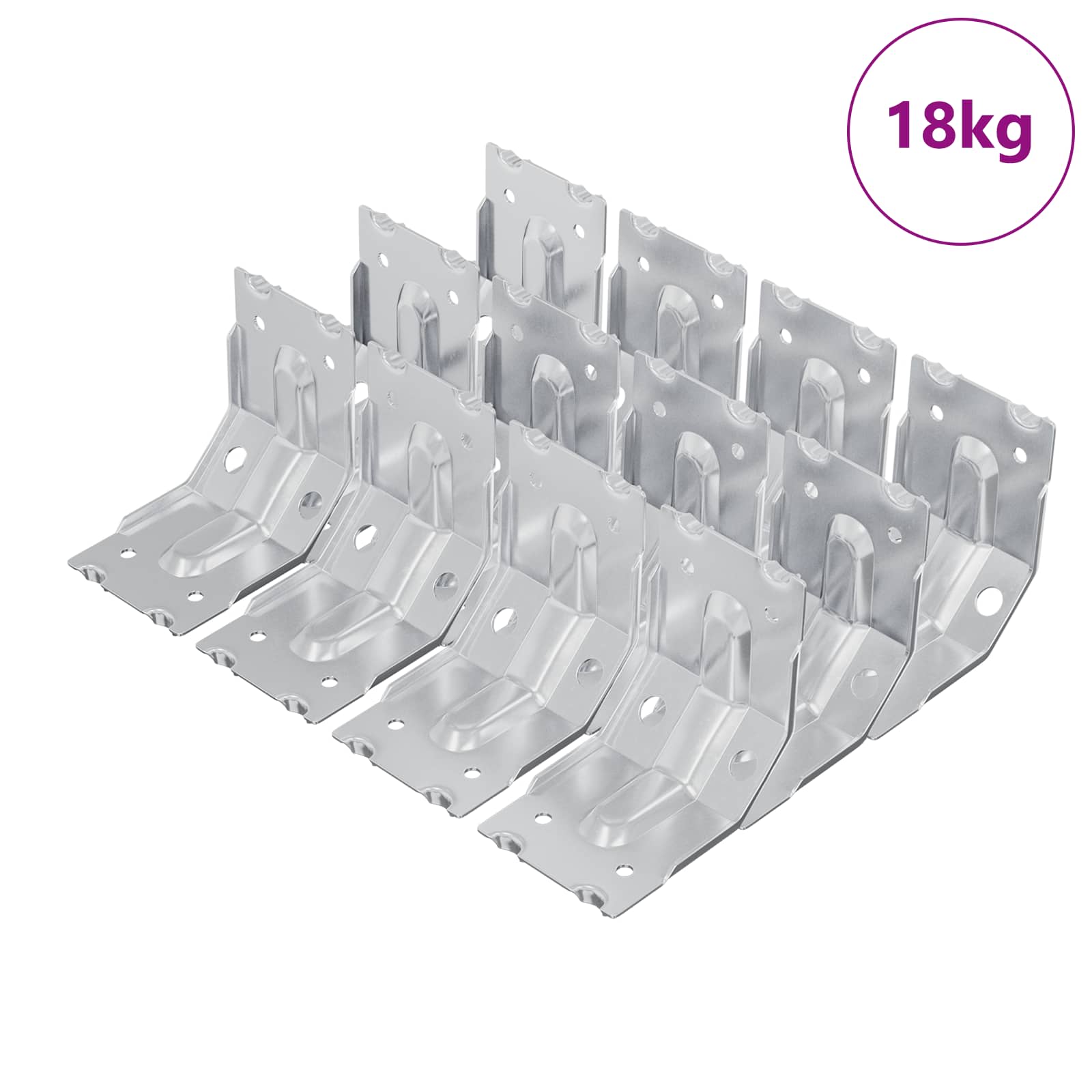 Kiinnitys 212 Pcs Sinkitty 106 X 55 X 1,5Mm Teräs