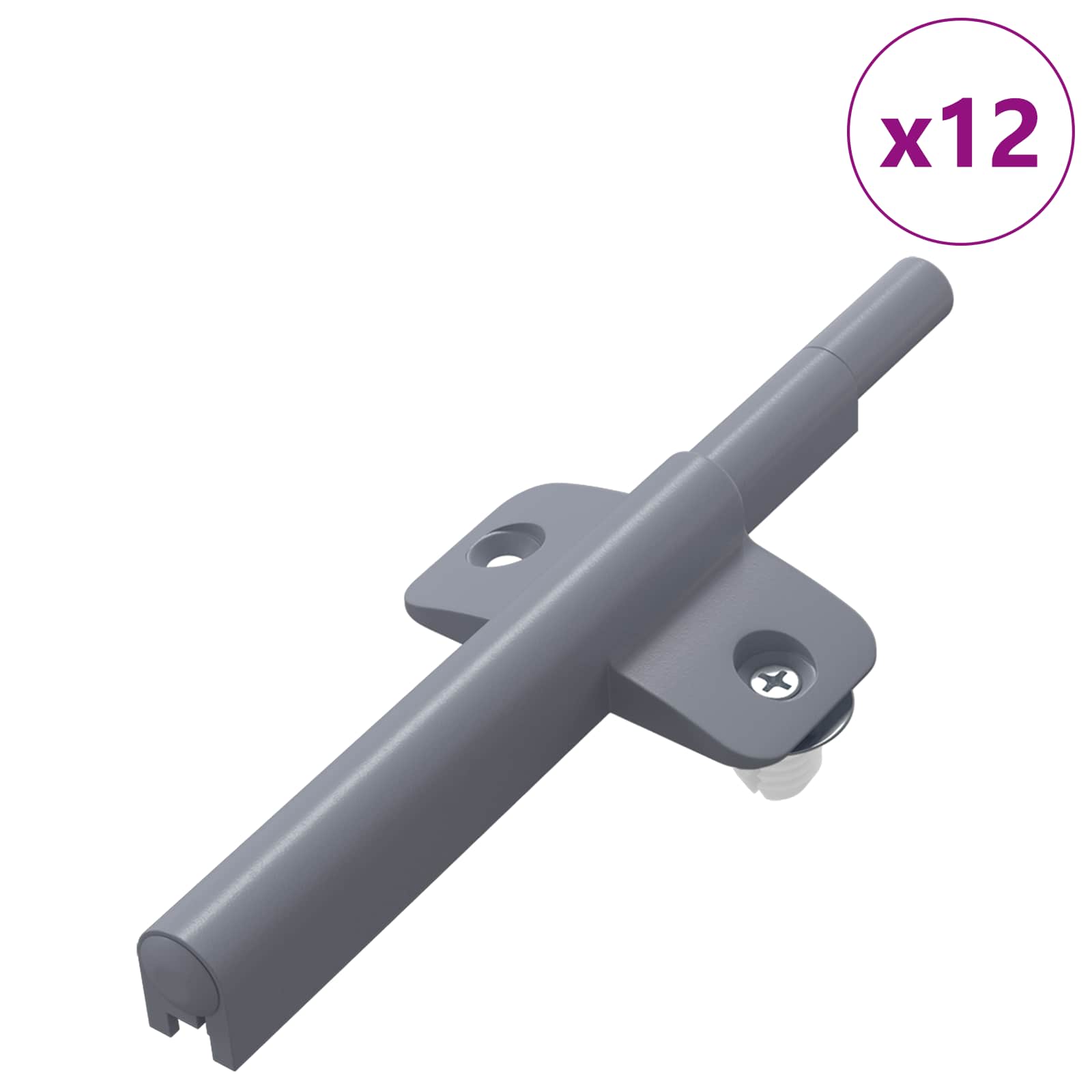 Pehmeä Sulkeutuva Vaimennin 12 Pcs Harmaa 125 X 47 X 15 Mm Pp