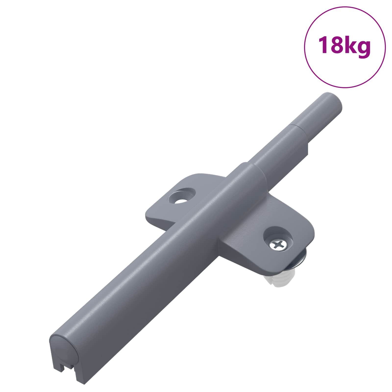 Pehmeä Sulkeutuva Vaimennin 1161 Pcs Harmaa 125 X 47 X 15 Mm Pp