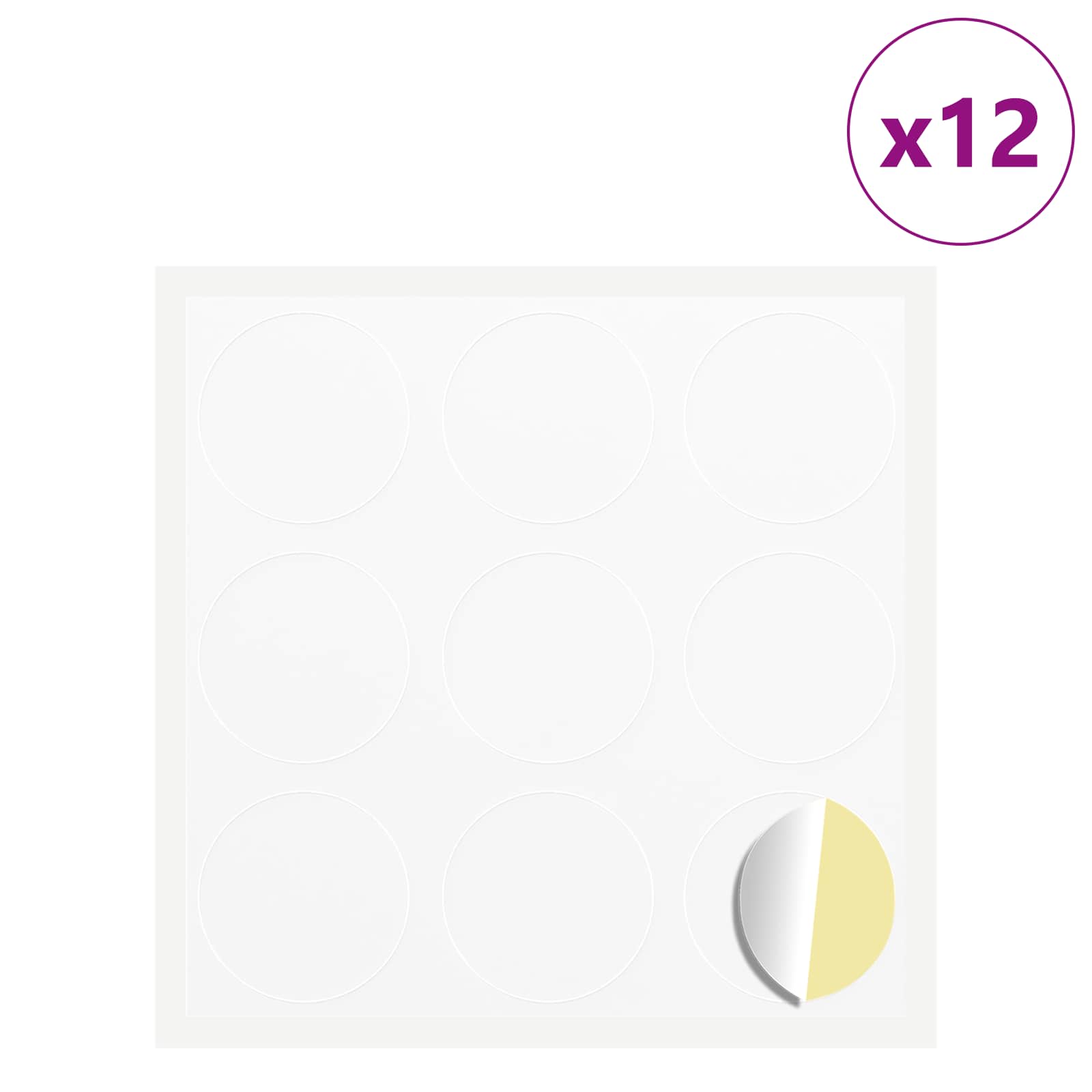 Tarra 12 Pcs Valkoinen Ø 20 X 0,5 Mm Paperi