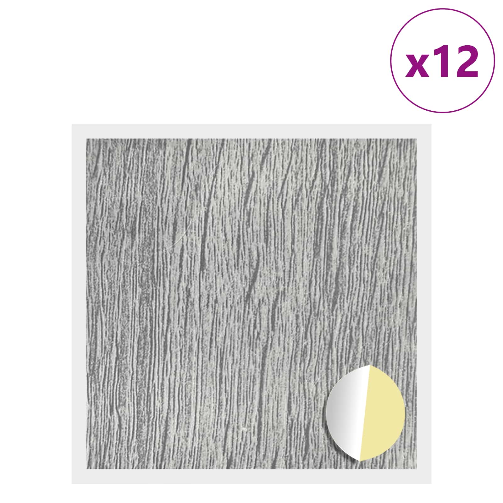 Itsekiinnittyvä Ruuvikansi 12 Pcs Harmaa Sonoma Ø 20 X 0,5 Mm