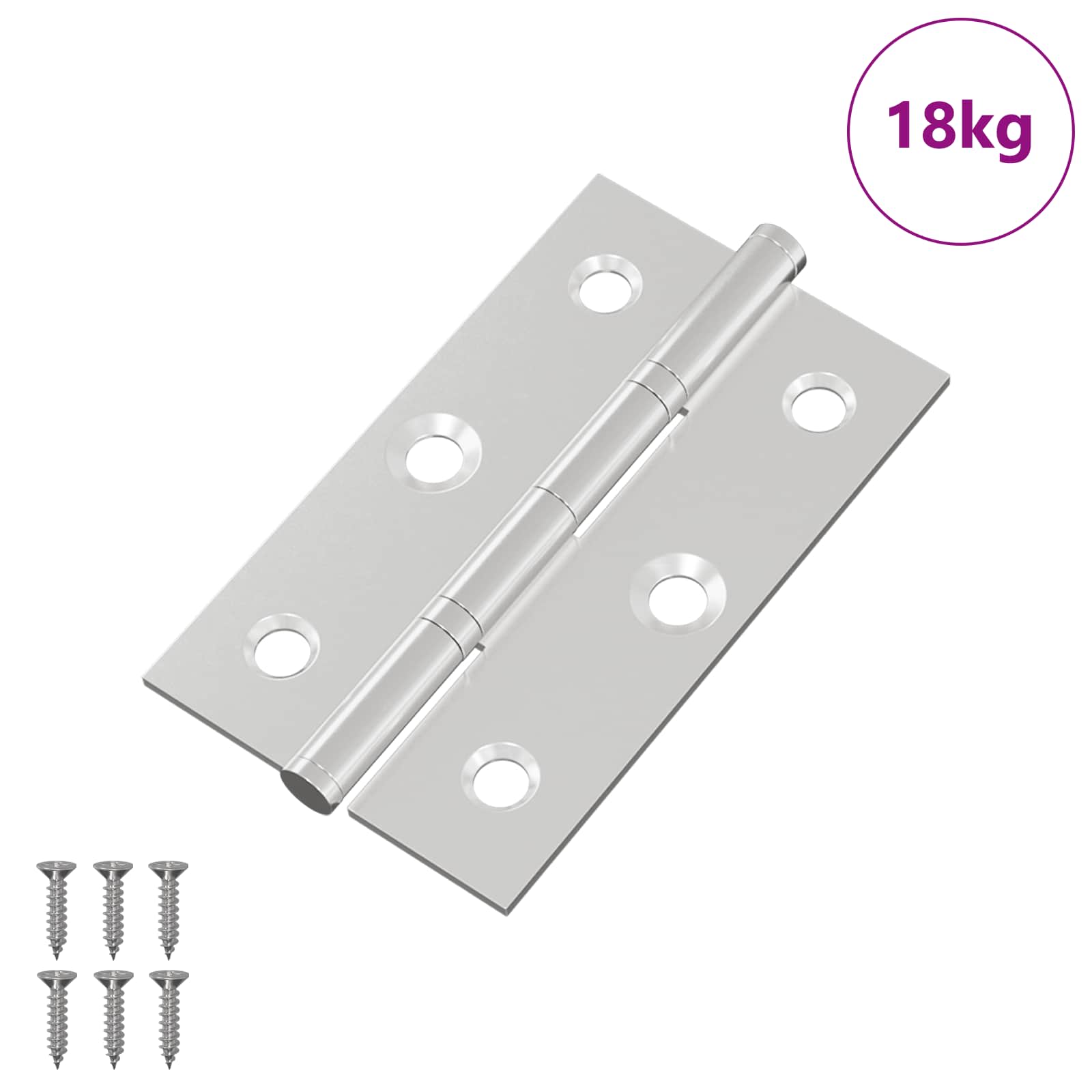 Sarana Yksivärinen 899 Pcs Hopea 58 X 35 X 1 Mm Teräs