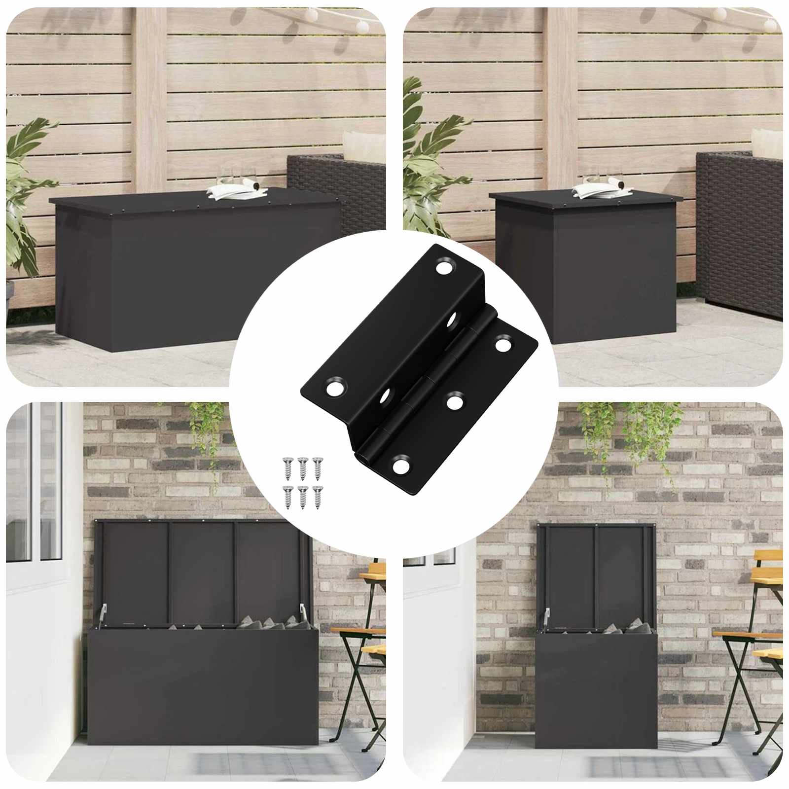 Sarana 537 Pcs Musta 38 X 17 X 60 Mm Rauta