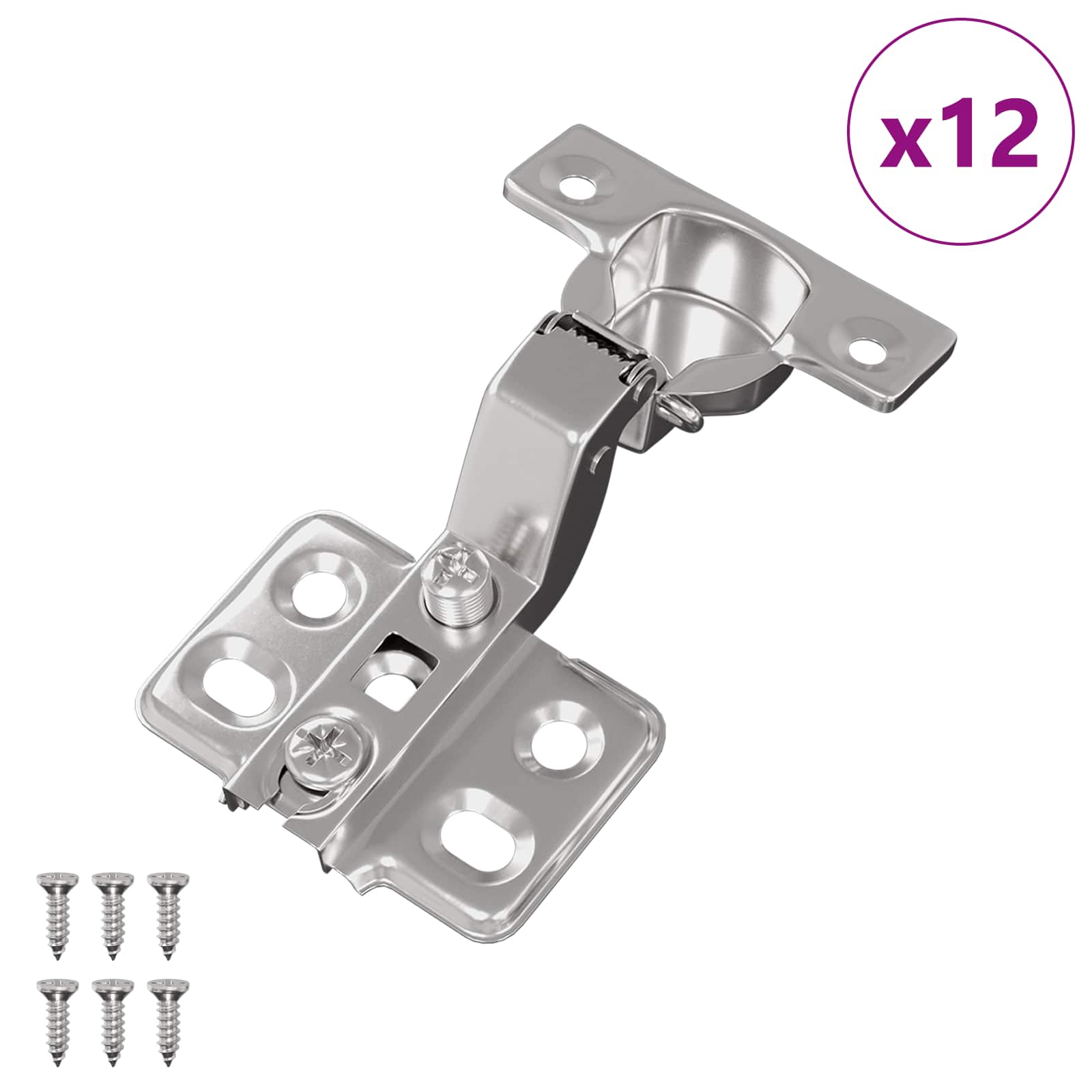 Sarana 12 Pcs Nikkeli 85 X 52,5 X 9,5 Mm Rauta