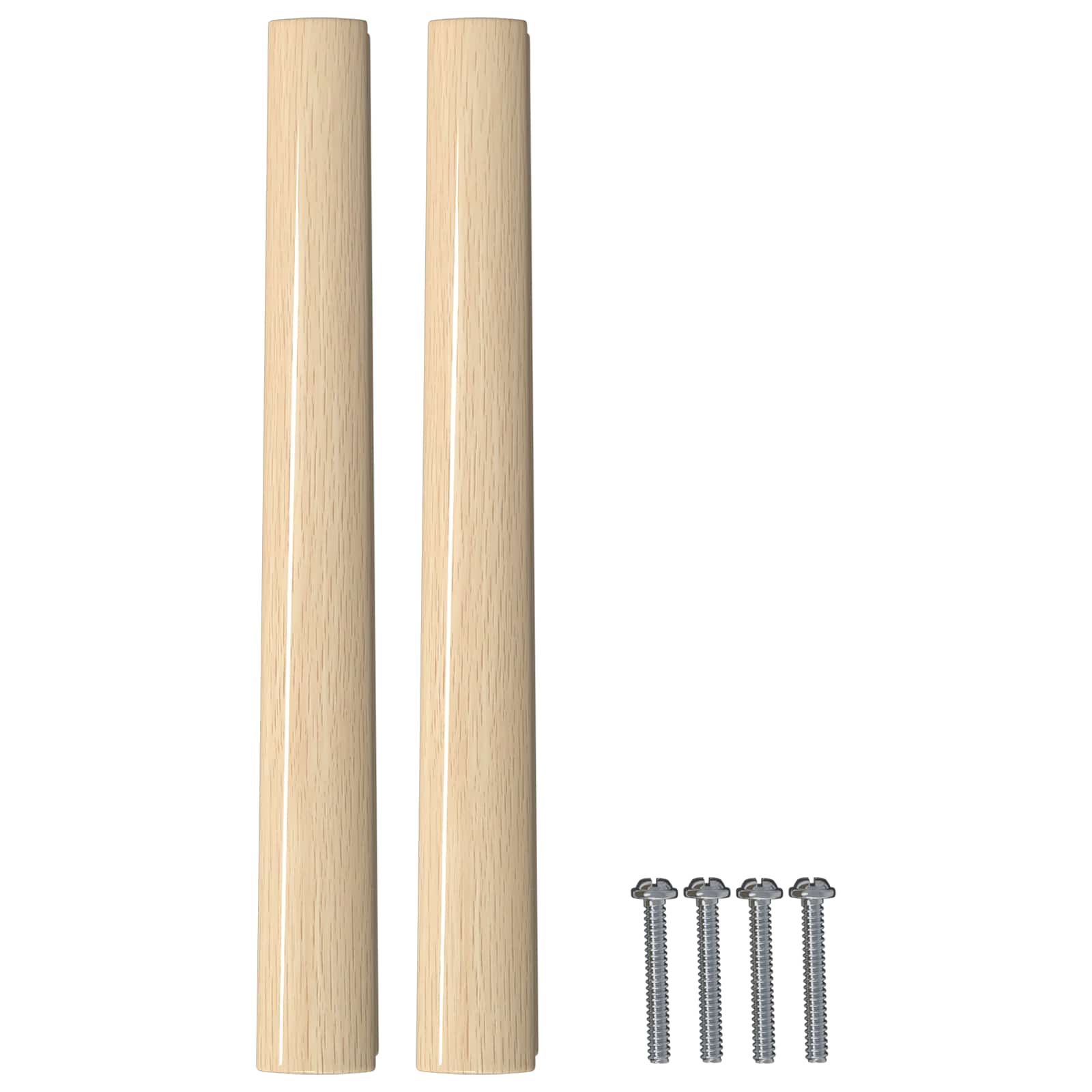 Suora Kahva 2 Pcs Luonnonpuun Väri 130 X 25 X 30 Mm