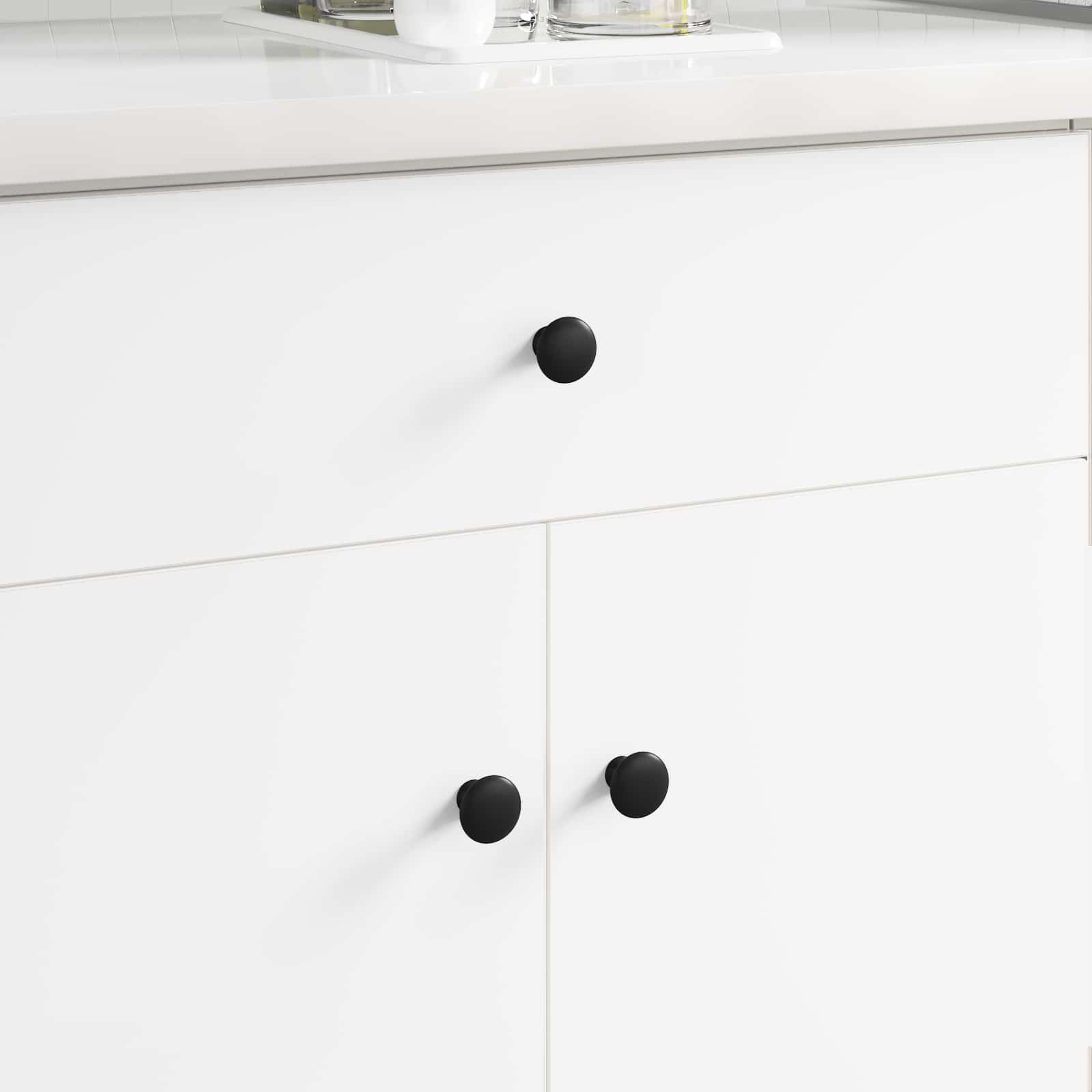 Kahva 2 Pcs Musta Ø30 Mm Alumiini