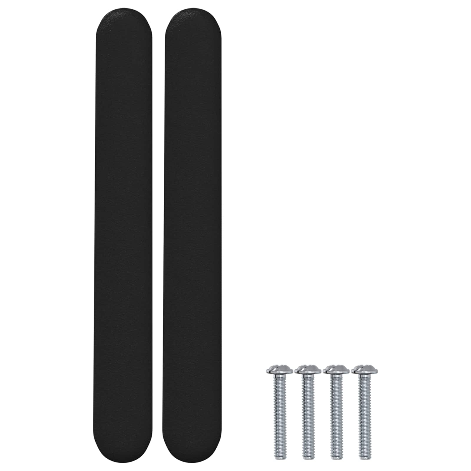 Kaappikahva 2 Pcs Musta 121 X 16.6 X 28.3 Mm Rauta