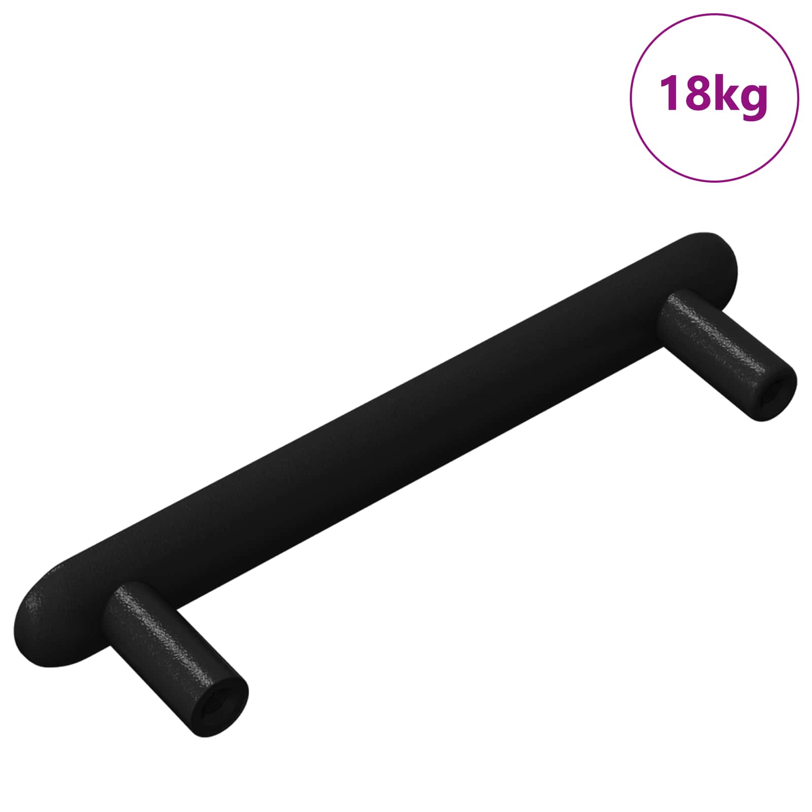 Kaappikahva 474 Pcs Musta 121 X 16.6 X 28.3 Mm Rauta