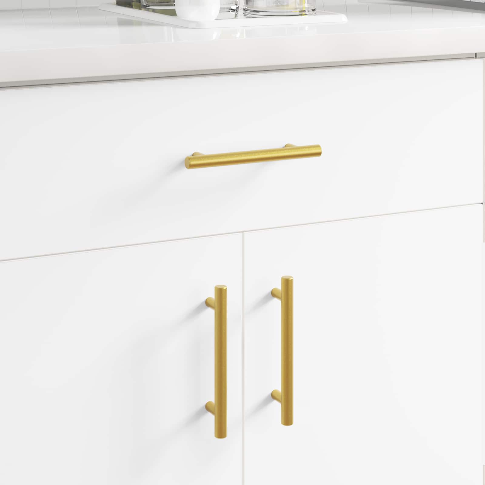 Kaappikahva 12 Pcs Kulta 150 Mm Ruostumaton Teräs