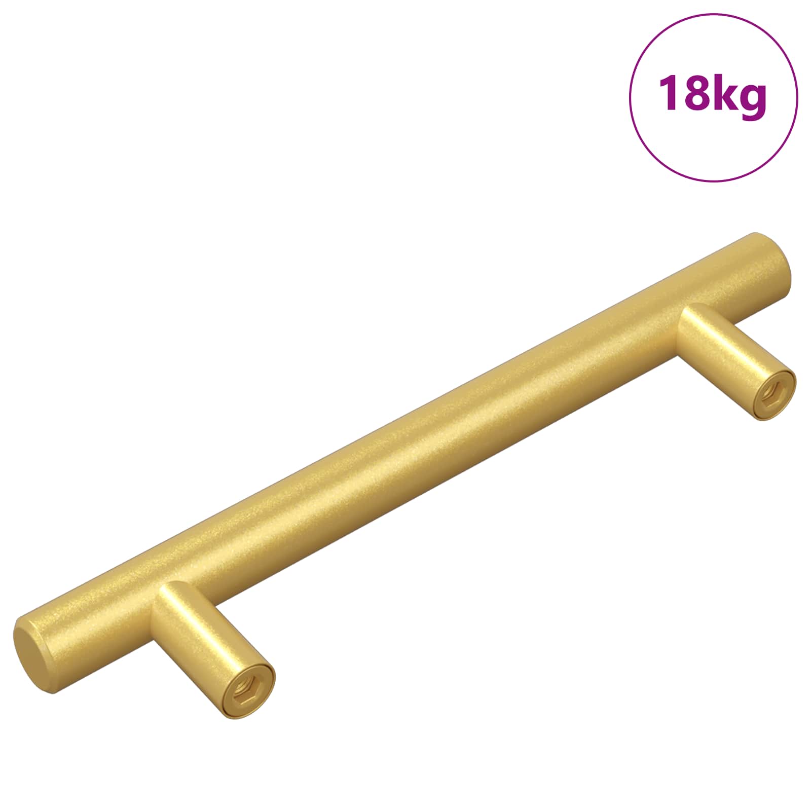 Kaappikahva 510 Pcs Kulta 150 Mm Ruostumaton Teräs