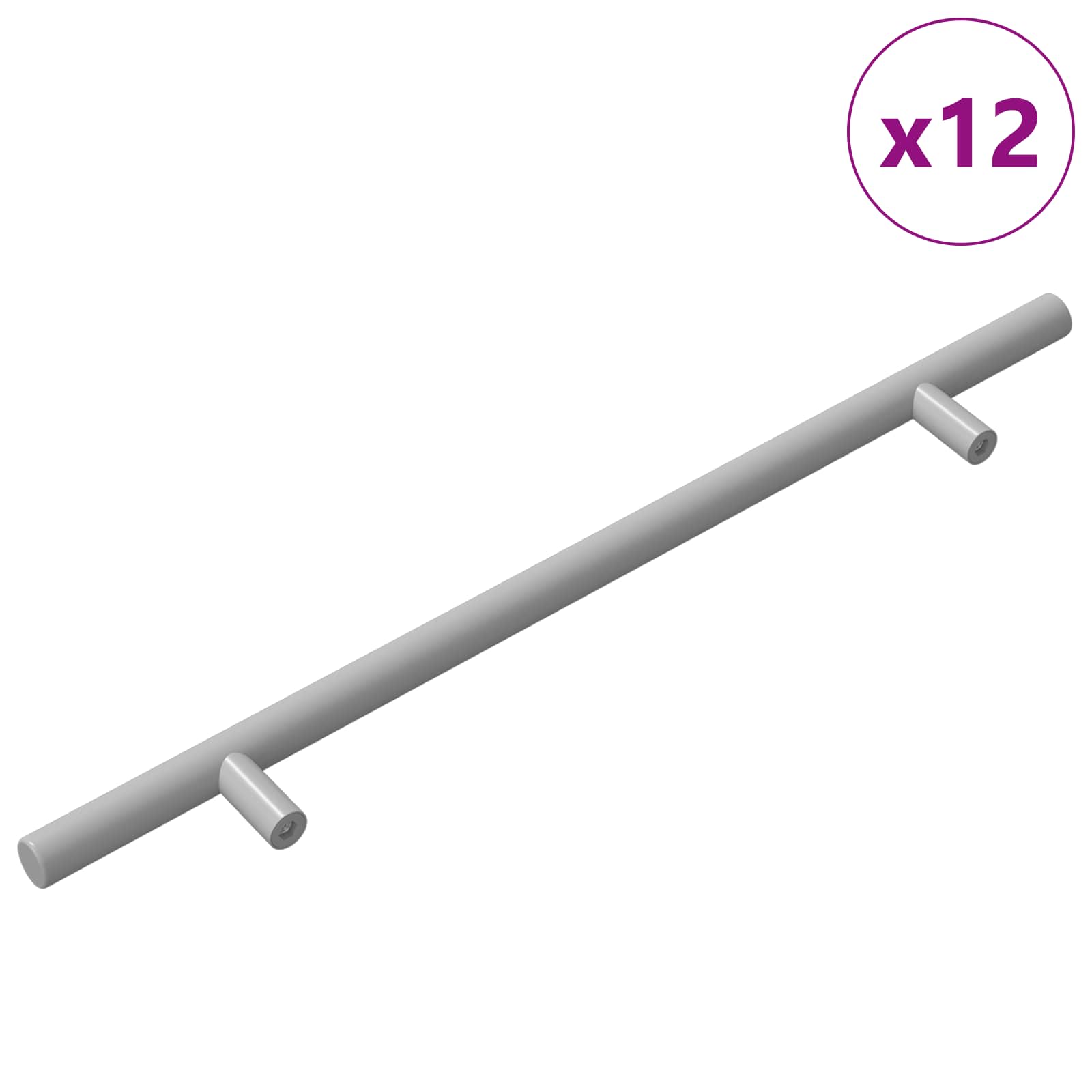 Kaappikahva 12 Pcs Hopea 300 Mm Ruostumaton Teräs