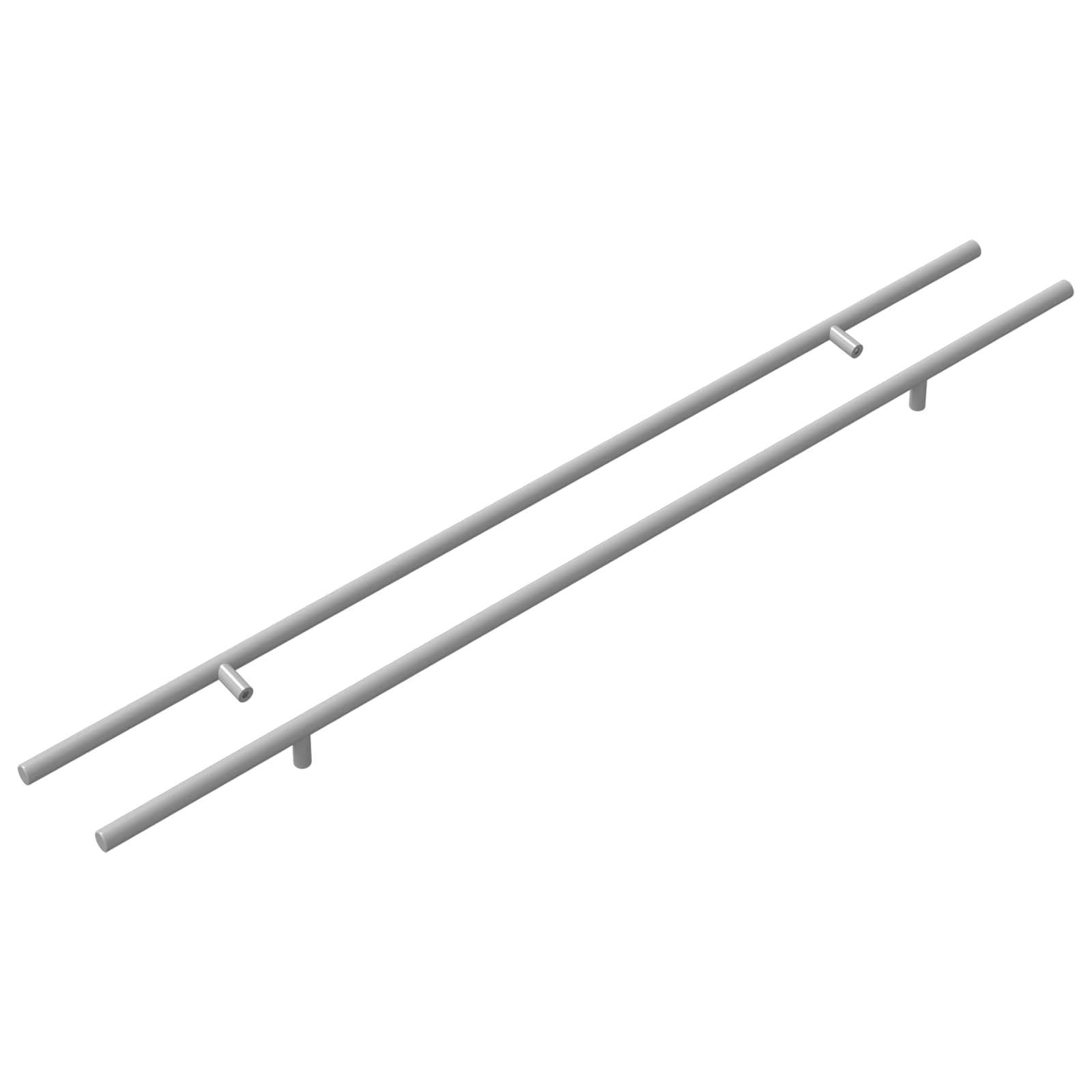 Kaappikahva 2 Pcs Hopea 700 Mm Ruostumaton Teräs