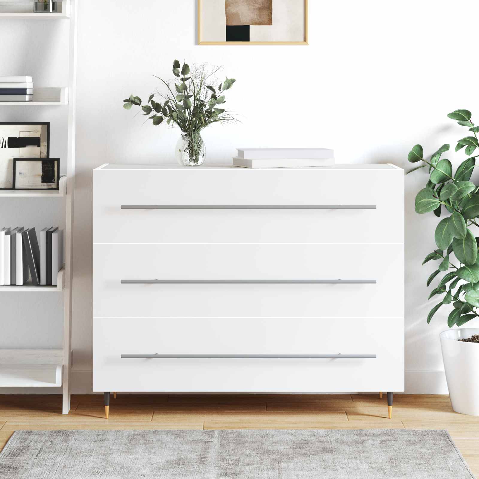 Kaappikahva 12 Pcs Hopea 800 Mm Ruostumaton Teräs