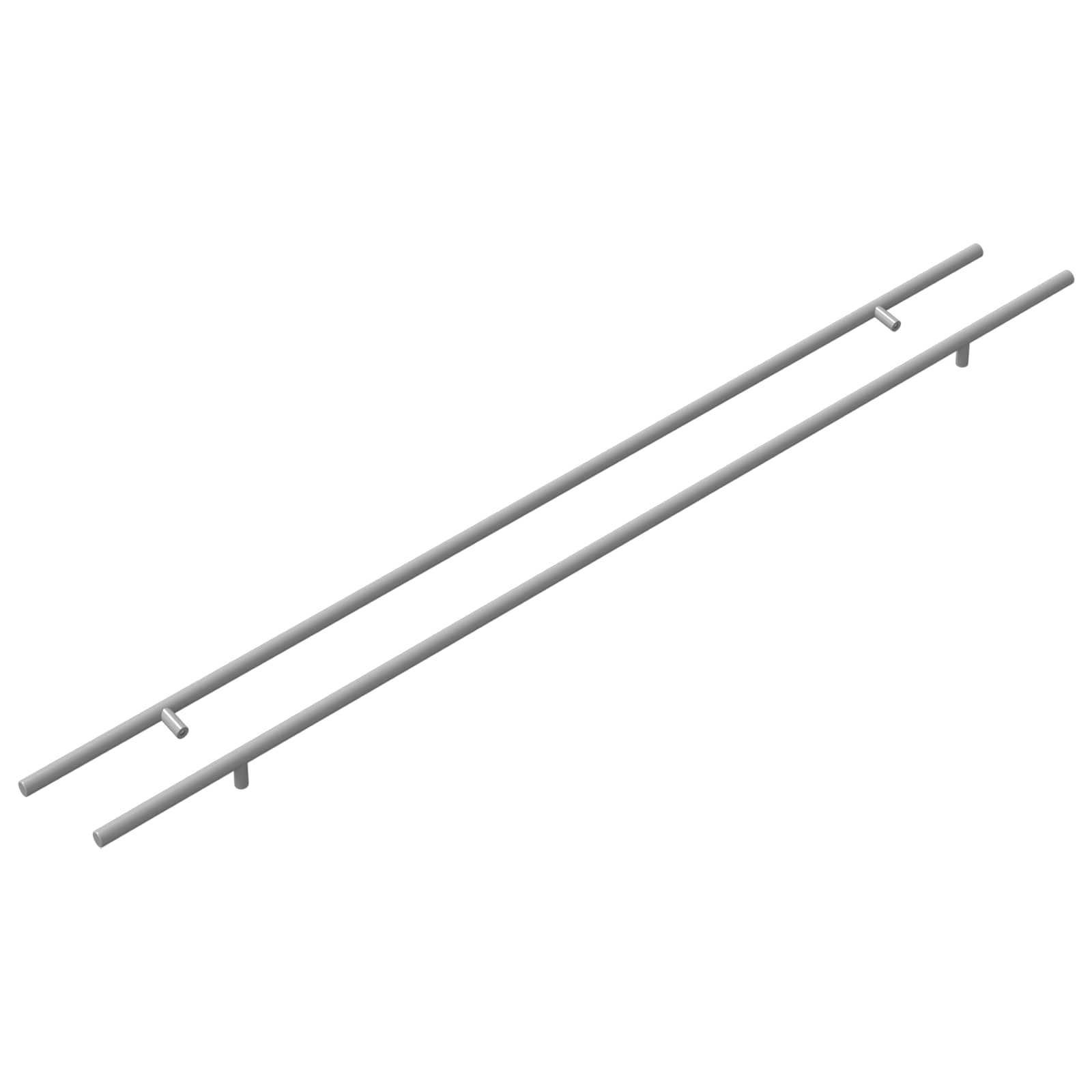 Kaappikahva 2 Pcs Hopea 900 Mm Ruostumaton Teräs