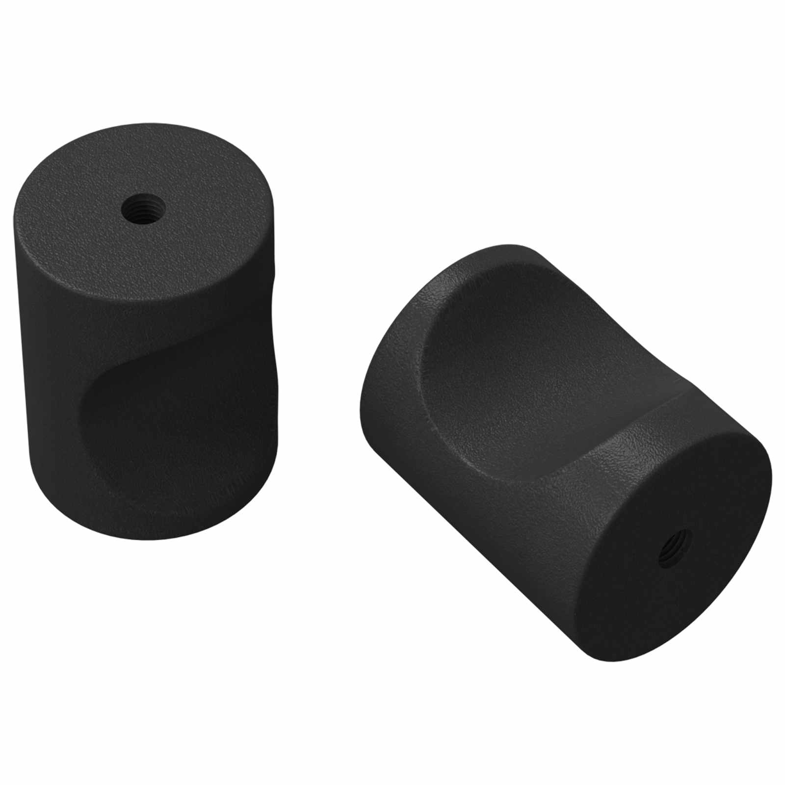 Kaapin Nupit 2 Pcs Musta M4 X 12 Mm Rauta
