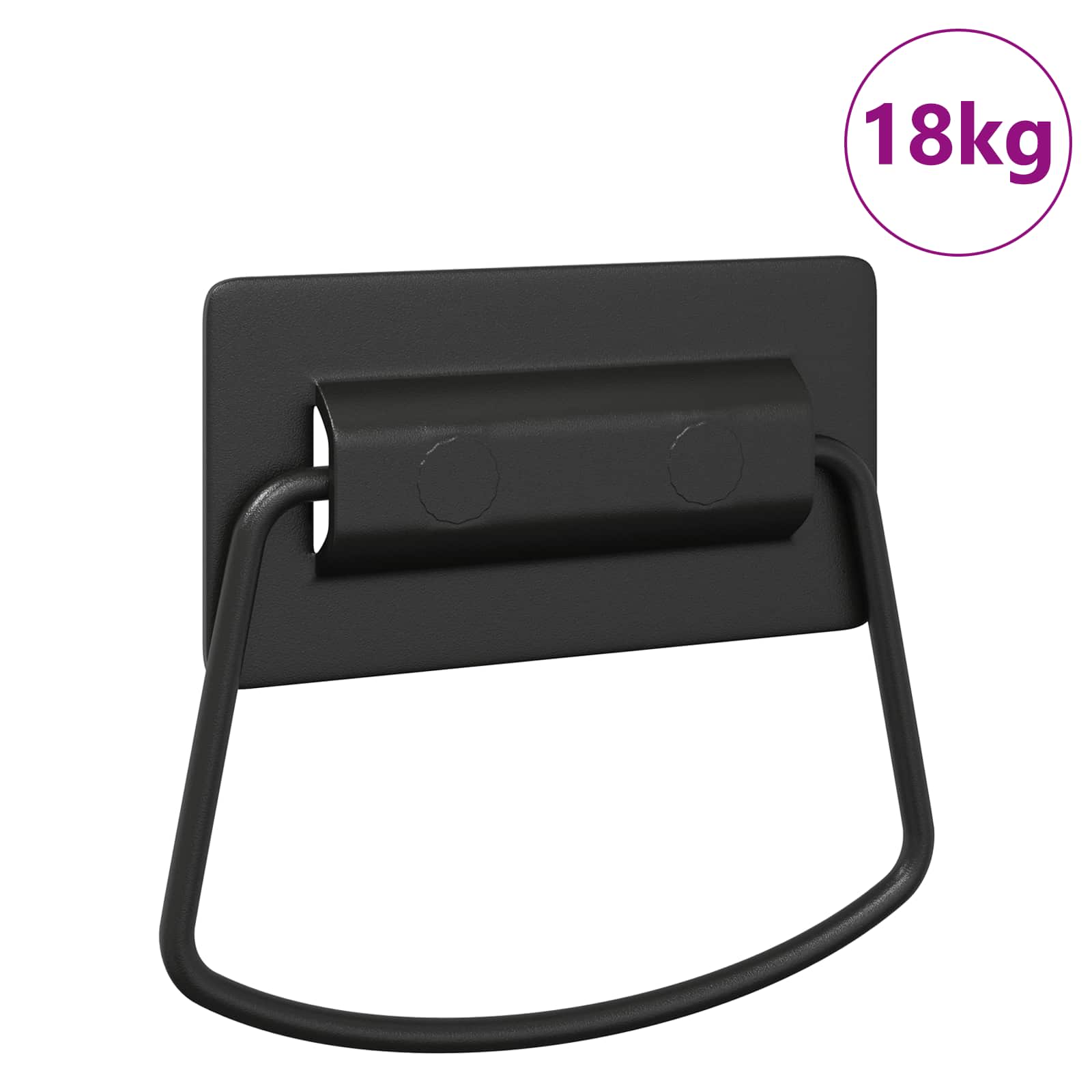 Kaappikahvat Musta 85 X 45 Mm Metalli