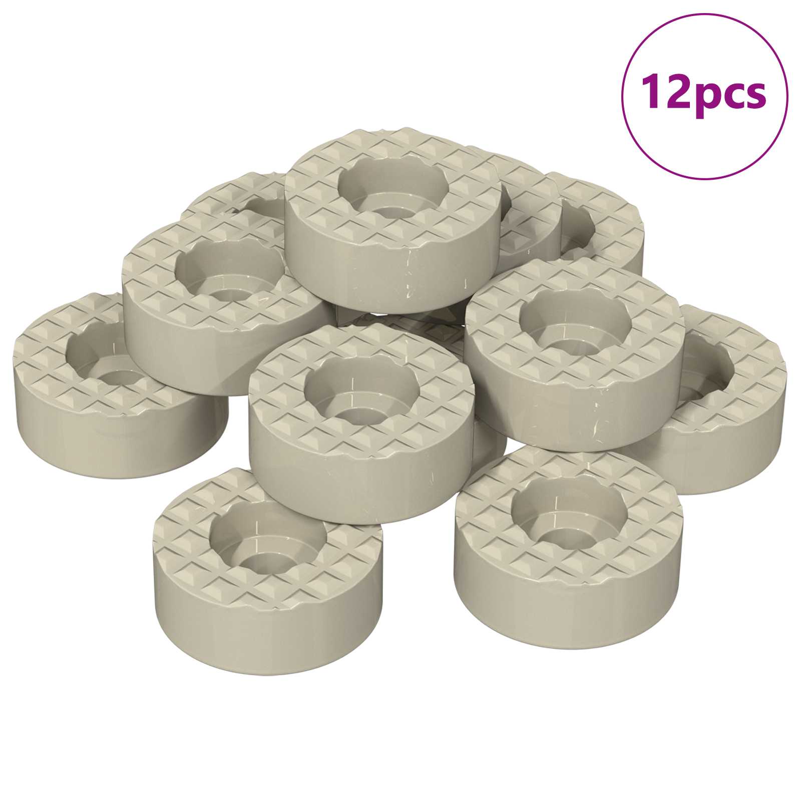 Tuolinjalan Lattiasuojat 12 Pcs Läpinäkyvä Ø 15 X 16 Mm