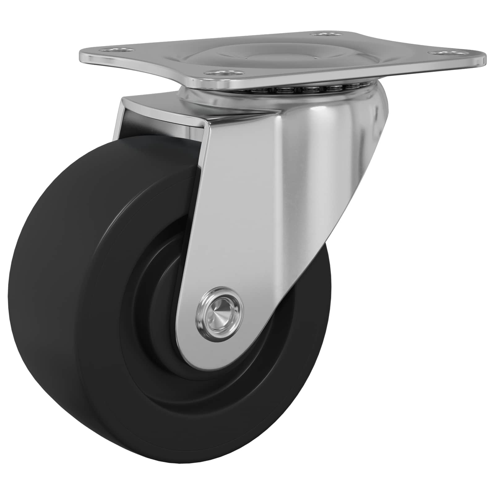 Kääntöpyörä 12 Pcs Hopea 60 X 60 X 50 Mm Rautaa Ja Nailonia