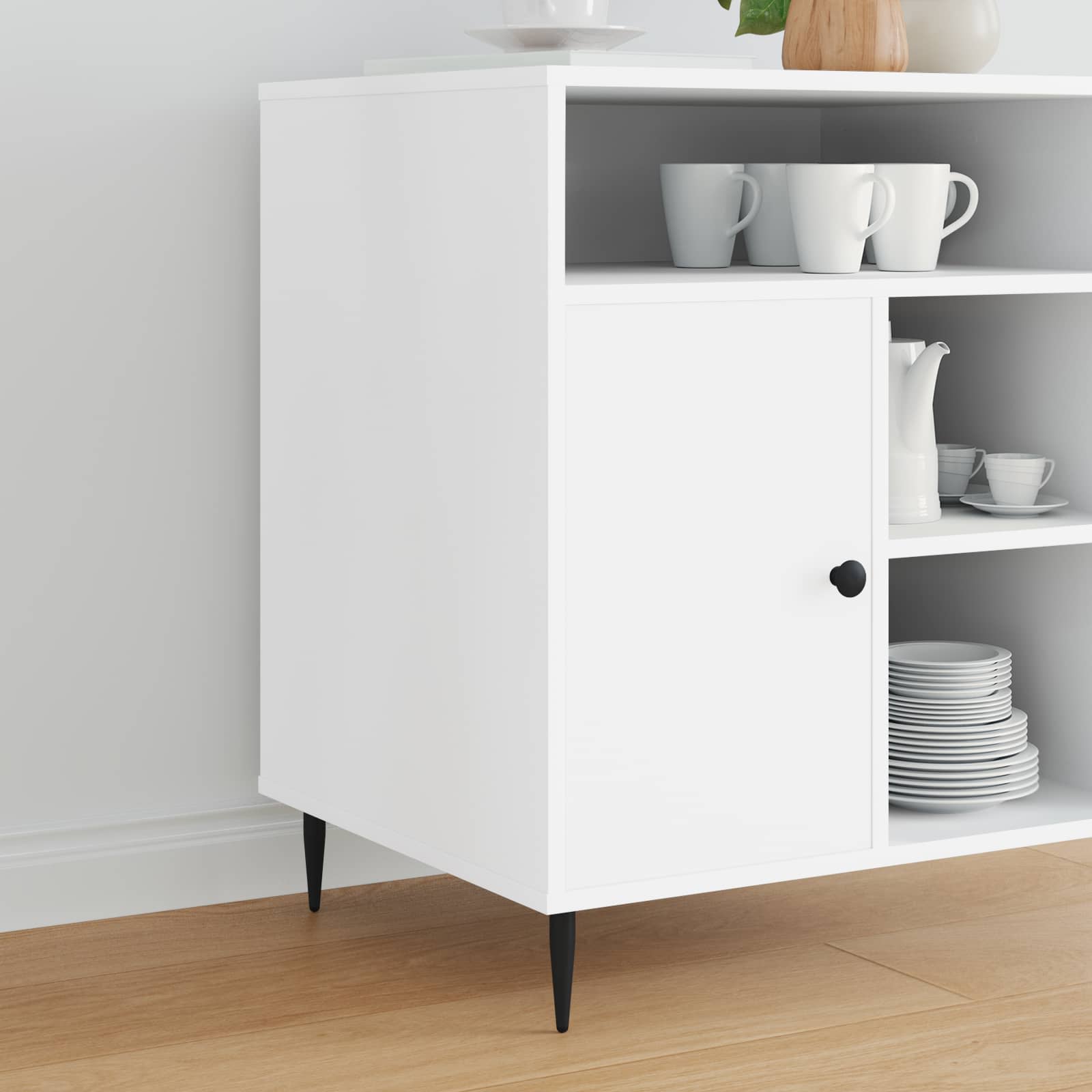 Huonekalujalat 12 Pcs Musta Ø 40 X 98 Mm Rauta