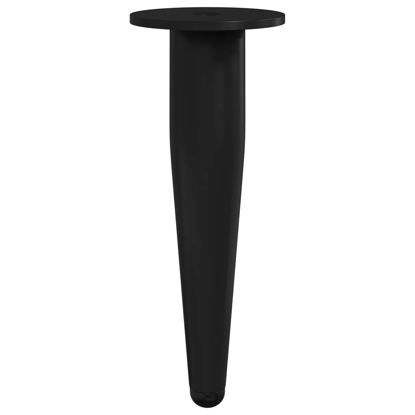 Huonekalujalat 12 Pcs Musta Ø 40 X 98 Mm Rauta
