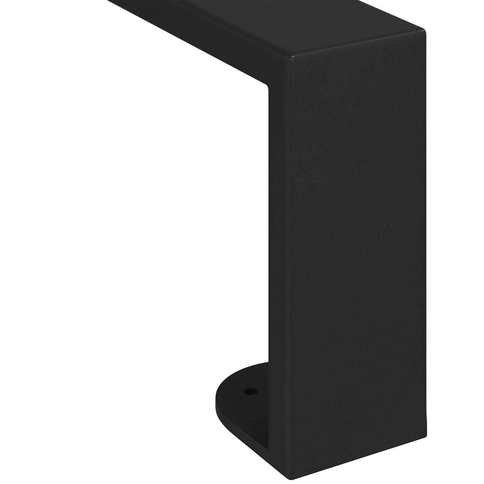 Huonekalujalat 2 Pcs Musta 546 X 40,5 X 100 Mm Rauta